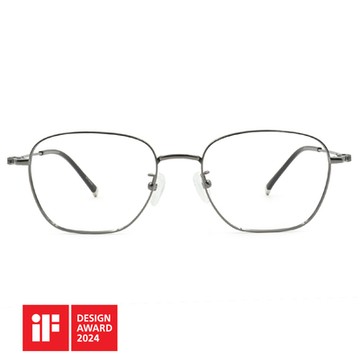 🏆IF設計獎 | 極‧舒適3.0系列 l 文青方框眼鏡 l 鋼琴黑