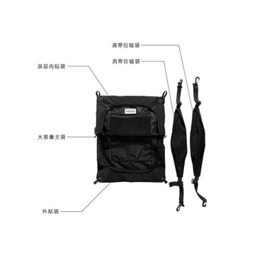 男士雙肩斜挎兩用包登山包旅行輕便單肩男包機能運動男款騎行背包