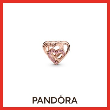 限量品✨【Pandora官方直營】交織愛意心形串飾  [客製化卡片]生日禮。祝福。情人。朋友