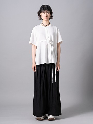 側袋綁繩設計上衣(J052LC003CA) - JUJURY COLLECTION