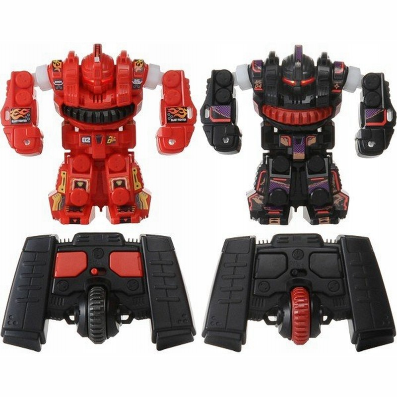 旋回バトルロボット ブラストファイター 2体対戦セット ブラック レッド ラジコン 通販 Lineポイント最大0 5 Get Lineショッピング