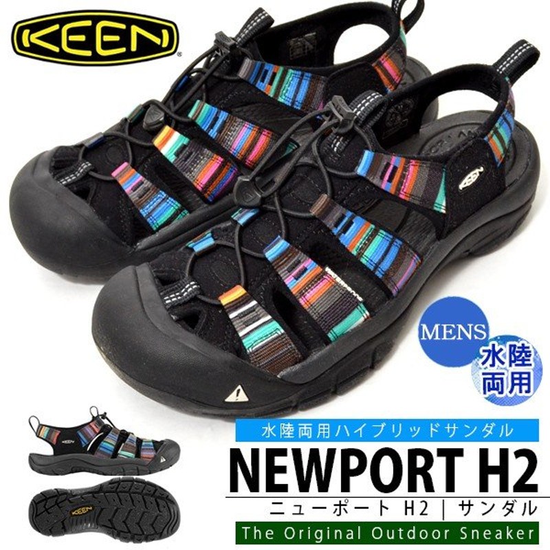 水陸両用 サンダル Keen キーン 靴 メンズ Newport H2 ニューポート シューズ アウトドア Raya Black サンダル 国内正規品 通販 Lineポイント最大0 5 Get Lineショッピング