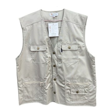 《 豐華圓華 》單層背心  #卡其色