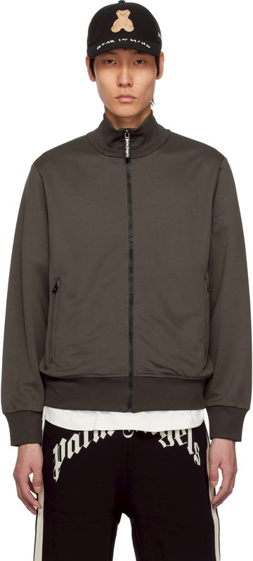 Palm Angels 灰色 Curved Logo 运动夹克