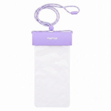 MOMAX 便攜電話防水袋附掛帶 SR25U  紫色  1個