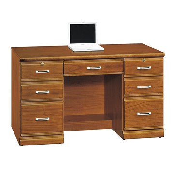 布蕾克樟木實木4.2尺書桌/電腦桌下座