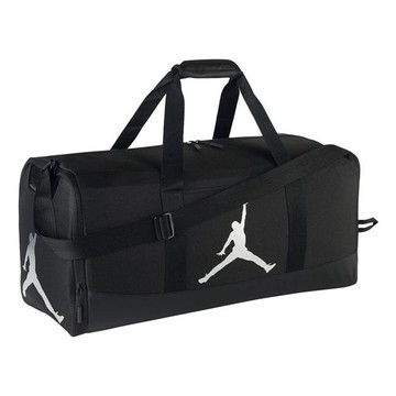 Air Jordan Classic logo Printing Splicing Element Outdoor travel Gym Large Capacity handbag Gym Unisex Black