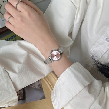 🔮免運🔮ins冷淡風小錶盤學生手錶女款初高中生小衆輕奢簡約氣質小巧精緻石英錶 學生錶 考試錶 防水手表 女手錶 潮流