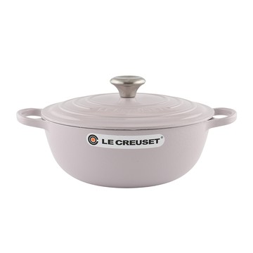 LE CREUSET 典藏媽咪鑄鐵鍋 26cm 4.1L 柔粉紫 媽咪鍋