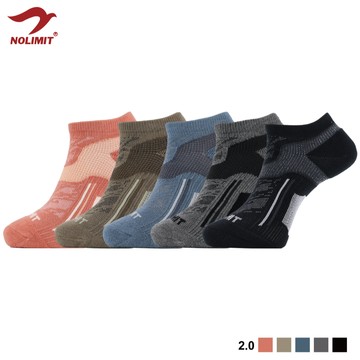 【Nolimit Socks】類繃帶減壓運動船襪｜減壓襪 久站襪 登山襪 壓力襪 運動襪 慢跑襪 台灣製(NS01009)