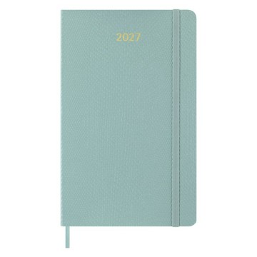 【MOLESKINE】2027 義大利素皮週記手帳/12M/硬殼/ L 型 /鼠尾草