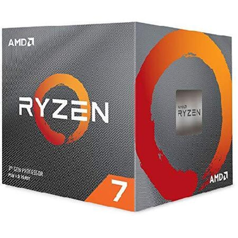 AMD Ryzen 7 3800X 3.9GHz 32MB キャッシュ AM4 CPU デスクトップ ...