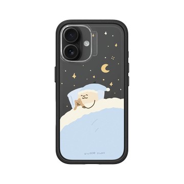 iPhone 16 Mod NX 黑 - 咻咻熊 XiuXiubear - 晚安泥