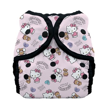 【Hello KittyＸThirsties】三麗鷗聯名 Dear Bear 防水尿布兜｜可調節大小｜OuiOui布尿布