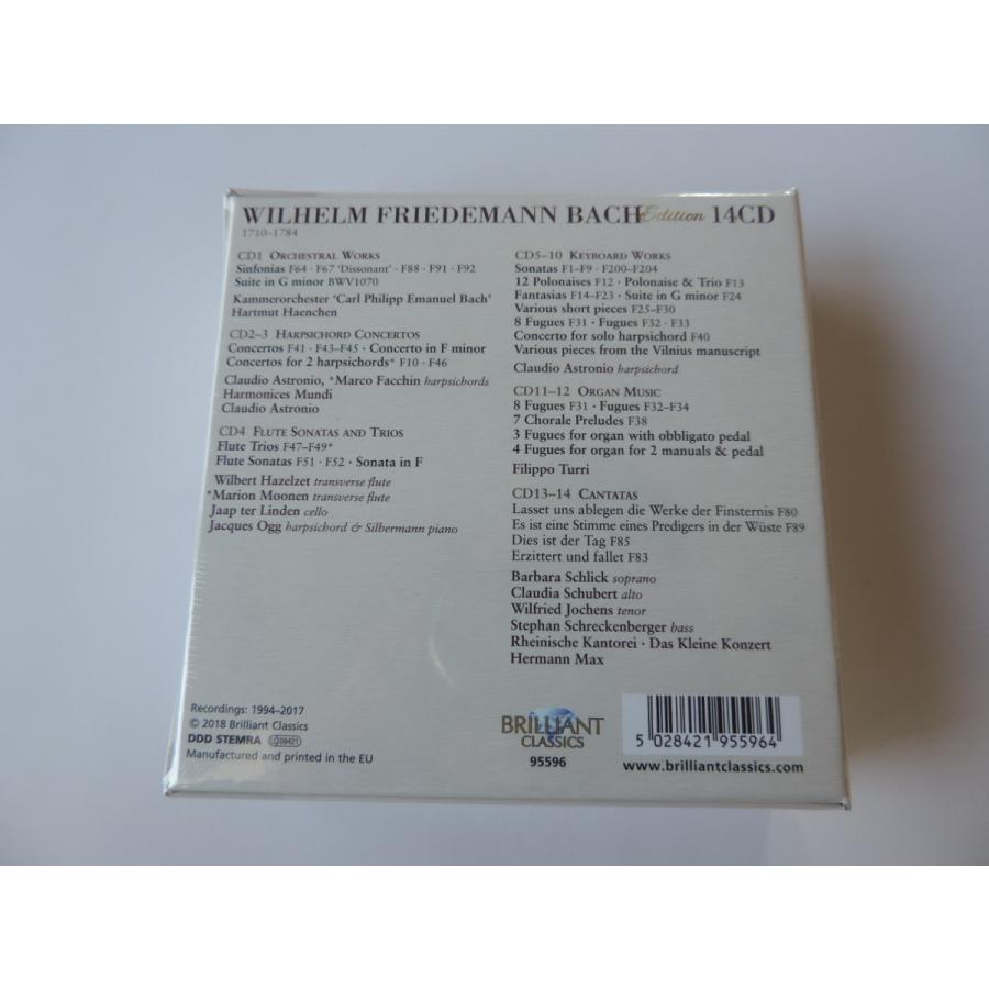 Wilhelm Friedemann Bach   Edition 14 CDs    CD