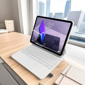 適用iPad air8 平板妙控鍵盤懸浮磁吸式藍牙連接妙控鍵盤保護套