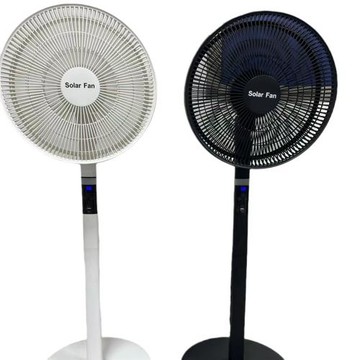 XM無刷電機太陽能風扇落地扇超強大風力16寸家用遙控停電應急風扇