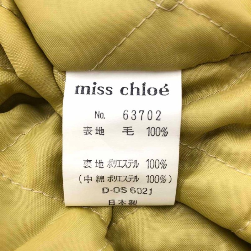 Miss chloe ミスクロエ デザインジャケット 良好 サイズ40 グレー