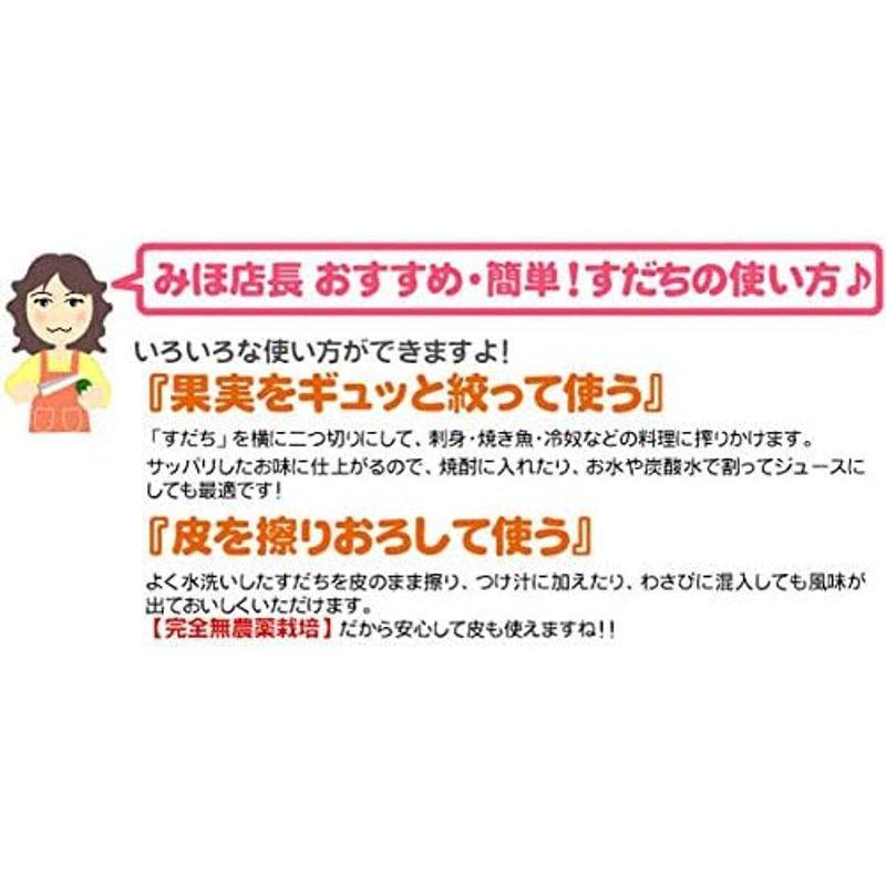 新物徳島産 すだち果実 無農薬栽培 1ｋｇ（35個前後）家庭用袋入 サイズ混合