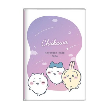 【震撼精品百貨】2026年 掛曆/年曆/手帳~吉伊卡哇_Chiikawa~吉伊卡哇 B7行事曆手帳本-星空*13776
