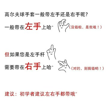 高爾夫球手套 男士超纖布黑色 正品GOG 左右雙手舒適耐磨透氣