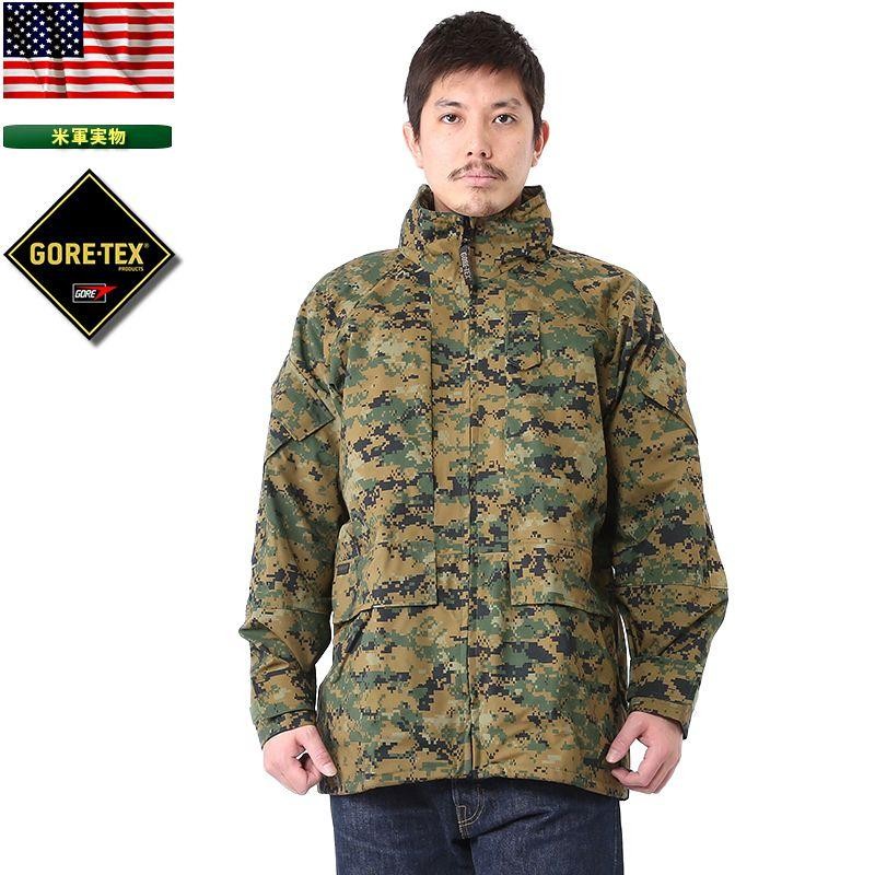 実物 新品 米海兵隊(U.S.M.C.) ECWCSゴアテックスパーカー WOODLAND 