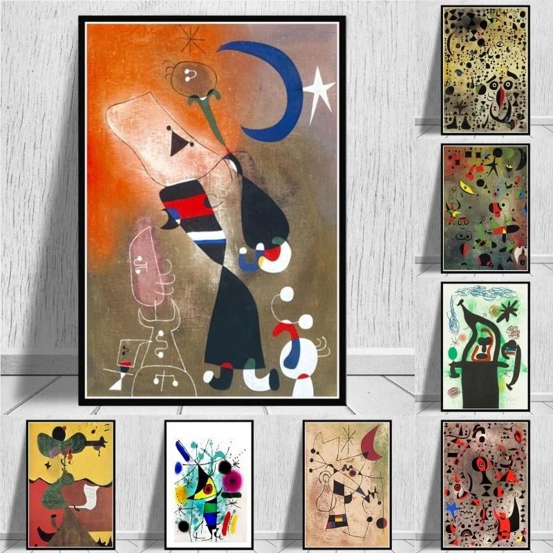 ポスター ジョアンミロ Joan miro キャンバスアートポスター イラスト