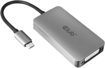 [6美國直購] Club 3D CAC-1510 USB‑C 轉 Dual Link DVI‑D 轉接器 轉接線 Active Adapter HDCP ON M/F Club3D