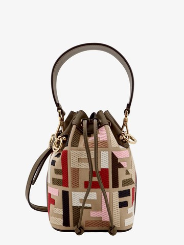 Canavas bucket bag with multicolor ff motif - FENDI - gender_Woman