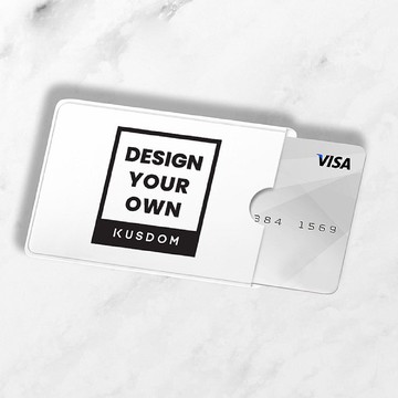 【客製化禮物】PVC磨砂防磁卡套500個丨身份證件卡套IC卡套