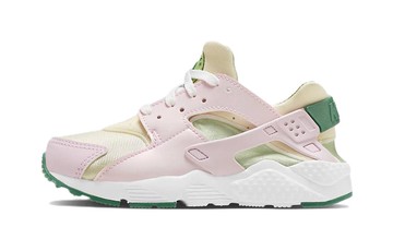 GS NIKE HUARACHE RUN SE PINK GREEN