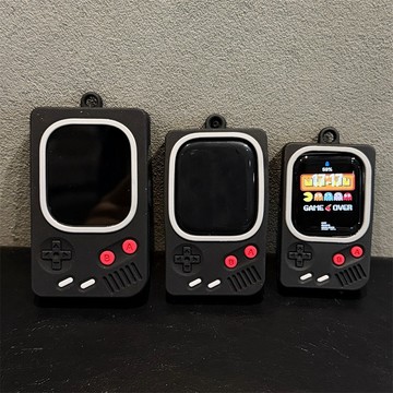 《台灣出貨》遊戲機 適用 APPLE WATCH 硅膠錶殼 防摔殼 iWatch錶殼 保護殼 半包殼 S11 S10手錶