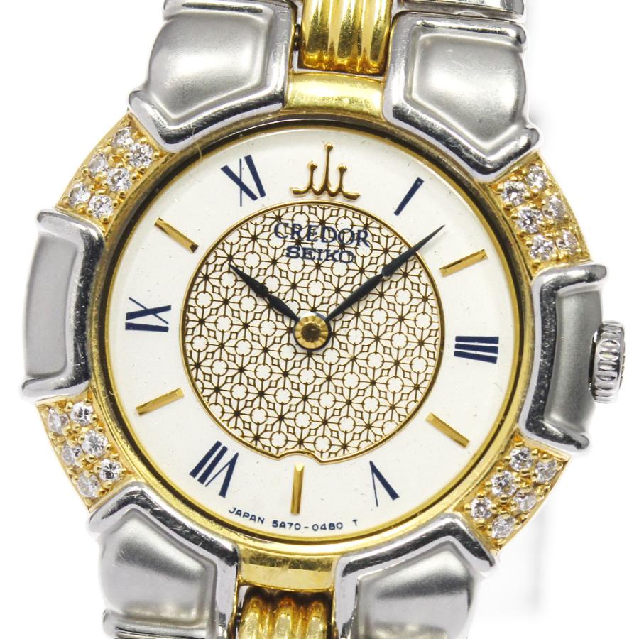SEIKO セイコー 5A70-0210 クレドール リネアクルバ