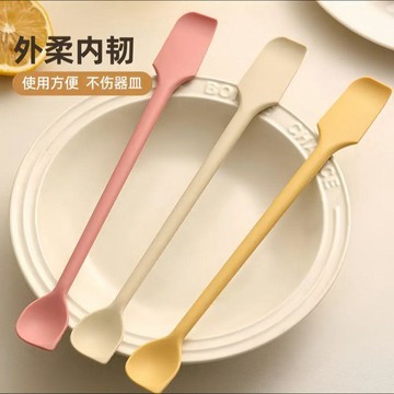 硅膠刮刀烘焙奶油調色多功能抹醬刀廚房迷你鏟醬