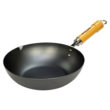 RIVER LIGHT 極鐵鍋 窒化鐵炒鍋 日本製 30cm - 日本工藝 導熱均勻 不易沾鍋  1個