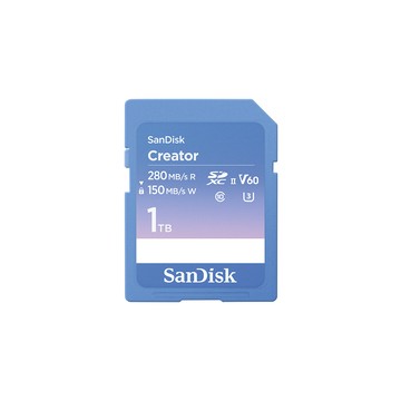 SanDisk CREATOR SD UHS-II 記憶卡 1TB(公司貨)