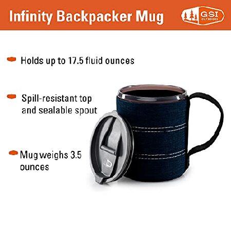 GSI Outdoors Infinity Lightweight Backpacker Mug for Camping and Backpackin