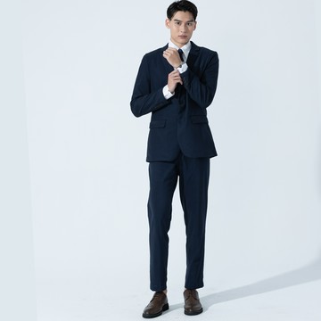 Sù-Si舒仕裝｜針織彈性西裝套裝組（外套＋褲子）｜丈青 #C50021#T50021#T50031