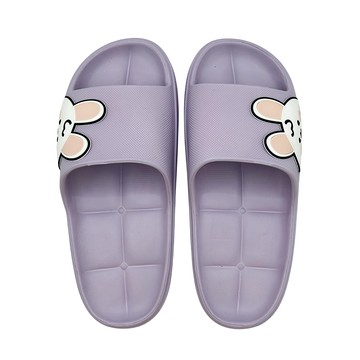 WUWU 可愛動物厚底拖鞋  紫色  250mm  1雙