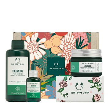 雪絨花黃金保養組_澎潤霜款