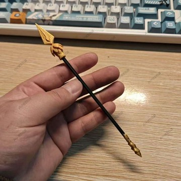 【台灣出貨】3D打印 機娘武器 高達武器 機娘配件 哪吒之魔童降世 哪吒火金槍 1/12適配機娘高達模型
