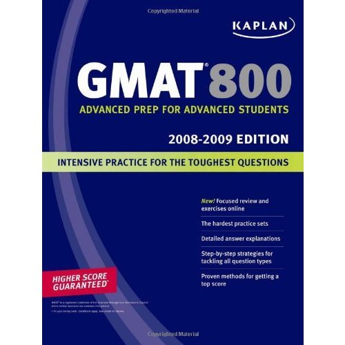 Kaplan GMAT 800  2008-2009 Edition