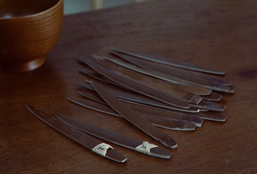 煙燻桂竹菓子刀