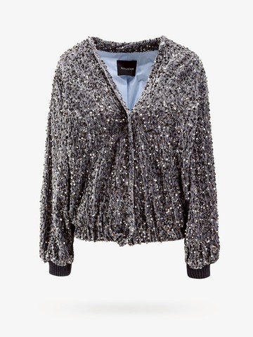 Chenille jacket with all-over sequins - ACTUALEE - gender_Woman