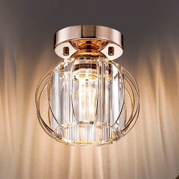 水晶玻璃單吸頂燈 B64-29-73013