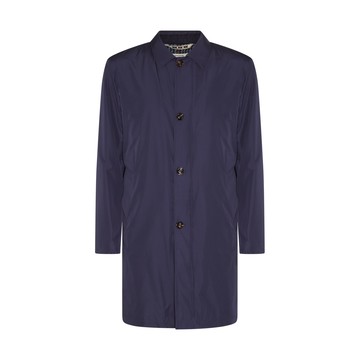 Kired - Navy Viscose Blend Coat