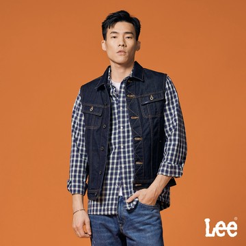 Lee 牛仔背心 男 MODERN  LB316002898