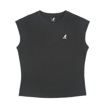 KANGOL 背心 黑色 經典 袋鼠 女 6522100920