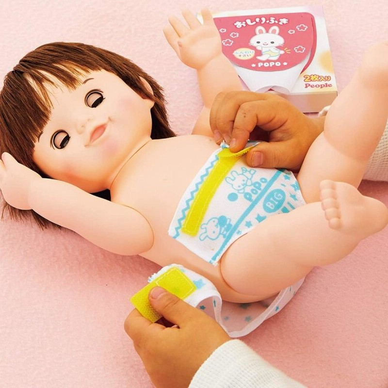 ぽぽちゃん うんちでた？ おむつ替えごっこ おしりふりつき
