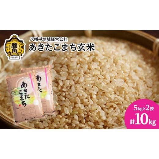 ふるさと納税 秋田県 鹿角市 令和5年産 あきたこまち〈玄米〉10kg（5kg×2袋）●2023年11月中旬発送開始　新米 米 秋田県 鹿角市 農家…